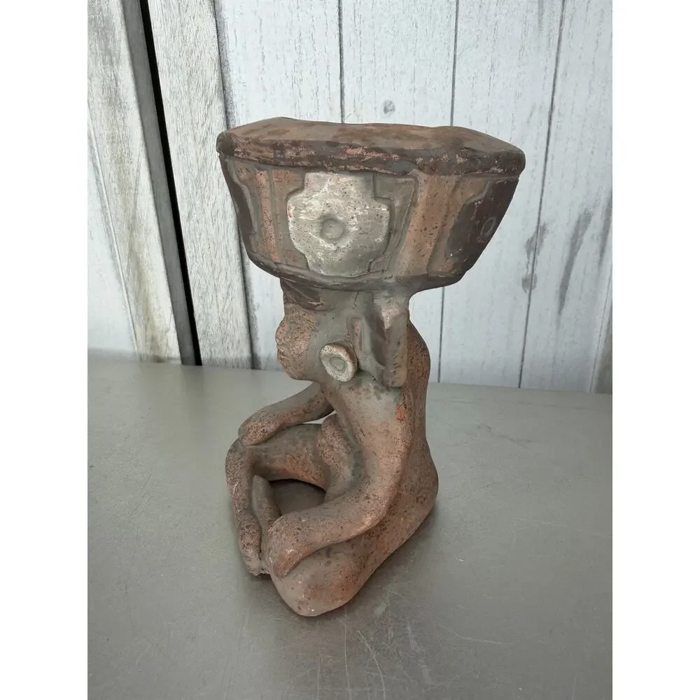 Huehueteotl Lord Of Fire Mexican Culture Home Decor Prehispanic Primitive Clay